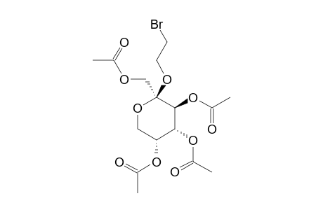 2'-BROMOETHYL-1,3,4,5-TETRA-O-ACETYL-BETA-D-FRUCTOPYRANOSIDE