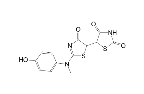 2,4-thiazolidinedione, 5-[4,5-dihydro-2-[(4-hydroxyphenyl)methylamino]-4-oxo-5-thiazolyl]-