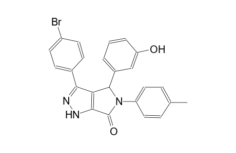 pyrrolo[3,4-c]pyrazol-6(1H)-one, 3-(4-bromophenyl)-4,5-dihydro-4-(3-hydroxyphenyl)-5-(4-methylphenyl)-