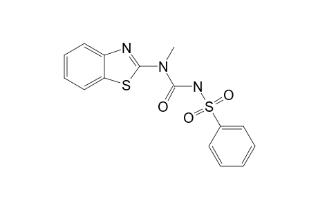 N-(BENZOTHIAZOL-2-YL)-N-METHYL-N'-PHENYLSULFONYL-UREA