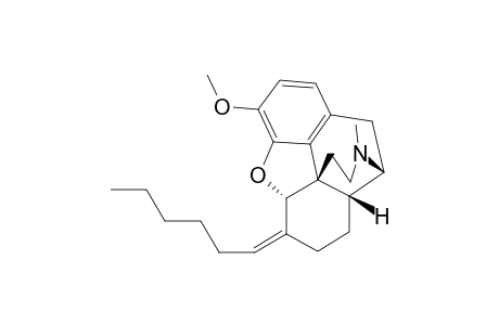(Z)-6-(HEXYLIDENE)-7,8-DIHYDRO-6-DEOXYCODEINE