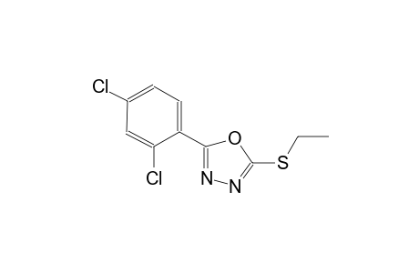 2-(2,4-Dichlorophenyl)-5-(ethylsulfanyl)-1,3,4-oxadiazole