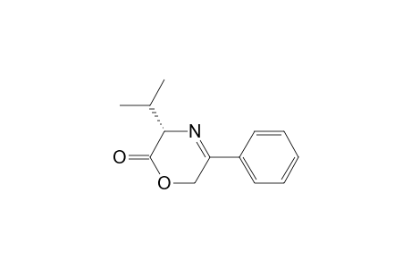 2H-1,4-Oxazin-2-one, 3,6-dihydro-3-(1-methylethyl)-5-phenyl-, (S)-