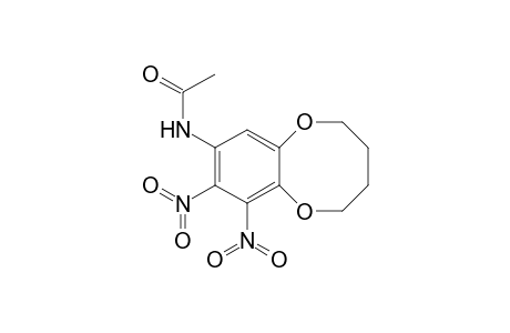 N-(7,8-dinitro-2,3,4,5-tetrahydro-1,6-benzodioxocin-9-yl)acetamide