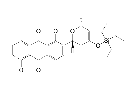 1,5-DIHYDROXY-2-[6'-METHYL-4'-(TRIETHYLSILYLOXY)-3',6'-DIHYDRO-2'H-PYRAN-2'-YL]-ANTHRAQUINONE