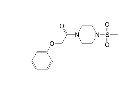 piperazine, 1-[(3-methylphenoxy)acetyl]-4-(methylsulfonyl)-