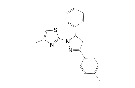 thiazole, 2-[4,5-dihydro-3-(4-methylphenyl)-5-phenyl-1H-pyrazol-1-yl]-4-methyl-