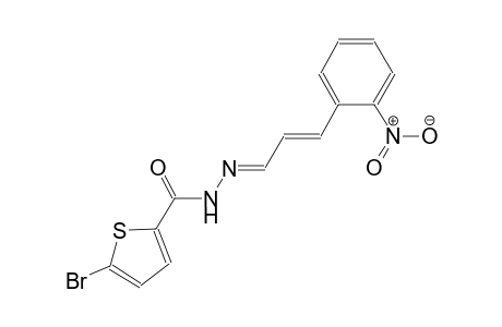 5-bromo-N'-[(E,2E)-3-(2-nitrophenyl)-2-propenylidene]-2-thiophenecarbohydrazide