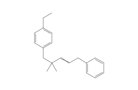 1-(2,2-Dimethyl-5-phenylpent-3-enyl)-4-ethylbenzene