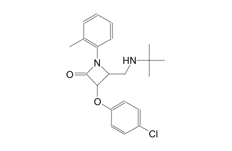 2-azetidinone, 3-(4-chlorophenoxy)-4-[[(1,1-dimethylethyl)amino]methyl]-1-(2-methylphenyl)-