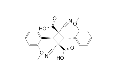 (1.alpha.,2.alpha.,3.beta.,4.beta.)-1,3-dicyano-2,4-bis(2-methoxyphenyl)cyclobutane-1,3-dicarboxylic acid