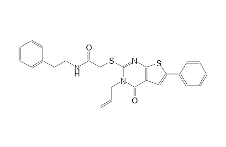 acetamide, 2-[[3,4-dihydro-4-oxo-6-phenyl-3-(2-propenyl)thieno[2,3-d]pyrimidin-2-yl]thio]-N-(2-phenylethyl)-