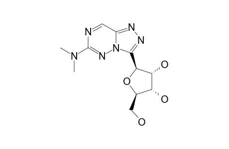 6-DIMETHYLAMINO-3-(BETA-D-RIBOFURANOSYL)-1,2,4-TRIAZOLO-[3,4-F]-[1,2,4]-TRIAZINE