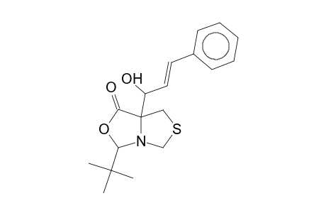 3-tert-Butyl-7a-[(2E)-1-hydroxy-3-phenyl-2-propenyl]dihydro-1H-[1,3]thiazolo[3,4-c][1,3]oxazol-1-one