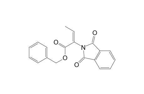(E)-2-(1,3-dioxo-2-isoindolyl)-2-butenoic acid (phenylmethyl) ester