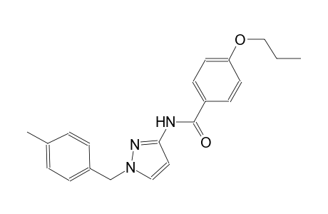 N-[1-(4-methylbenzyl)-1H-pyrazol-3-yl]-4-propoxybenzamide