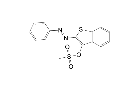 Benzo[b]thiophene-3-ol, 2-[2-phenyldiazenyl]-, methanesulfonate (ester)