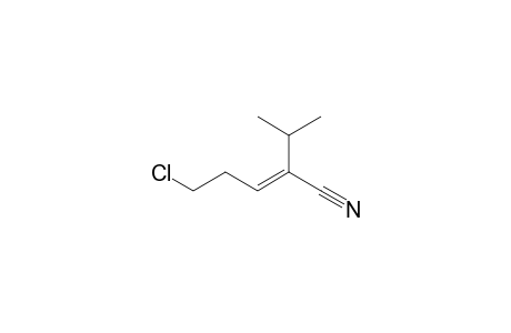 (2E)-5-Chloro-2-isopropylpent-2-enitrile
