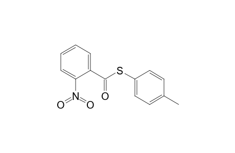 2-Nitrobenzenecarbothioic acid S-(4-methylphenyl) ester