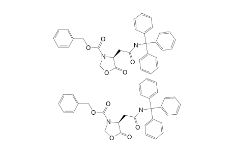 (S)-3-CARBONYLBENZYLOXY-4-(TRIPHENYLMETHYLAMINOACETOYL)-OXAZOLIDIN-5-ONE