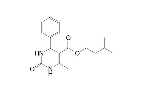 2-keto-6-methyl-4-phenyl-3,4-dihydro-1H-pyrimidine-5-carboxylic acid isoamyl ester