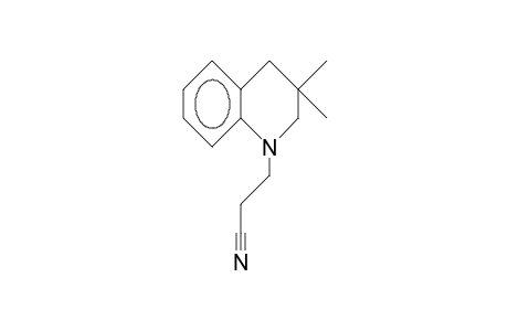 1(2H)-Quinolinepropanenitrile, 3,4-dihydro-3,3-dimethyl-