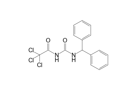 2,2,2-trichloro-N-[[(diphenylmethyl)amino]-oxomethyl]acetamide