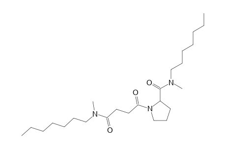 1-Pyrrolidinebutanamide, N-heptyl-N-methyl-.gamma.-oxo-2-(N-heptyl-N-methylaminocarbonyl)-