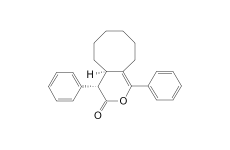 3H-Cycloocta[c]pyran-3-one, 4,4a,5,6,7,8,9,10-octahydro-1,4-diphenyl-, cis-