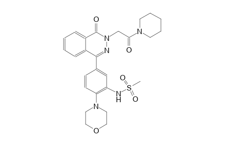 N-(2-(4-morpholinyl)-5-{4-oxo-3-[2-oxo-2-(1-piperidinyl)ethyl]-3,4-dihydro-1-phthalazinyl}phenyl)methanesulfonamide