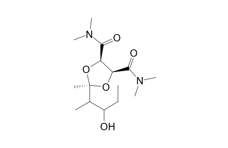 (4R)-trans-N,N,N',N'-Tetramethyl-2-methyl-2-(3-hydroxypent-2-yl)-1,3-dioxolane-4,5-dicarboxamide