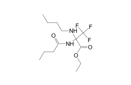 Ethyl 2-butylamino-2-butyramido-3,3,3-trifluoropropionate