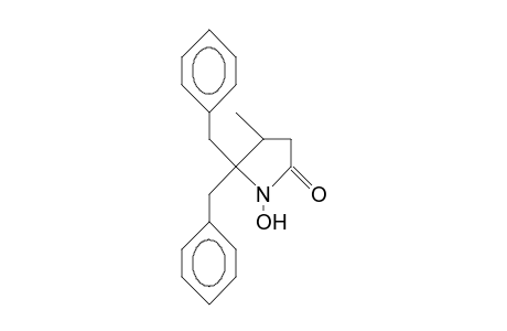 5,5-Dibenzyl-1-hydroxy-4-methyl-pyrrolidin-2-one