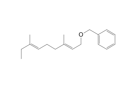 [(2E,6E)-3,7-dimethylnona-2,6-dienoxy]methylbenzene