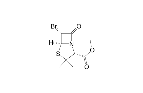 4-Thia-1-azabicyclo[3.2.0]heptane-2-carboxylic acid, 6-bromo-3,3-dimethyl-7-oxo-, methyl ester, (2.alpha.,5.alpha.,6.alpha.)-(.+-.)-