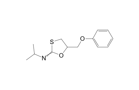 N-[5-(Phenoxymethyl)-1,3-oxathiolan-2-ylidene]propan-2-amine
