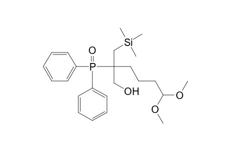 1-Hexanol, 2-(diphenylphosphinyl)-6,6-dimethoxy-2-[(trimethylsilyl)methyl]-