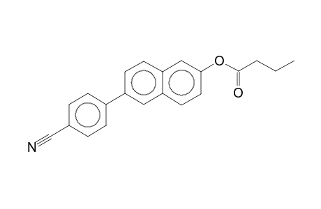 Butyric acid, 6-(4-cyano-phenyl)-naphthalen-2-yl ester