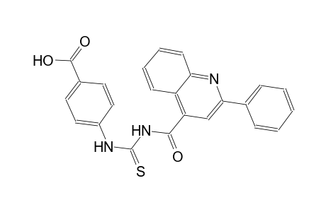 4-[({[(2-phenyl-4-quinolinyl)carbonyl]amino}carbothioyl)amino]benzoic acid