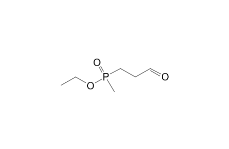 3-(ethoxy-methyl-phosphoryl)propionaldehyde