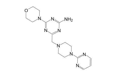 1,3,5-triazin-2-amine, 4-(4-morpholinyl)-6-[[4-(2-pyrimidinyl)-1-piperazinyl]methyl]-