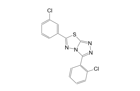 3-(2-chlorophenyl)-6-(3-chlorophenyl)[1,2,4]triazolo[3,4-b][1,3,4]thiadiazole