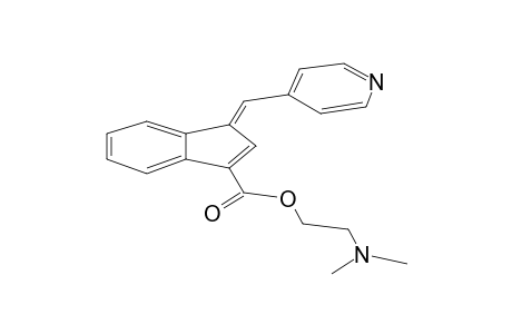 (3E)-3-(4-pyridylmethylene)indene-1-carboxylic acid 2-dimethylaminoethyl ester