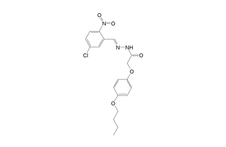 2-(4-butoxyphenoxy)-N-[(E)-(5-chloranyl-2-nitro-phenyl)methylideneamino]ethanamide