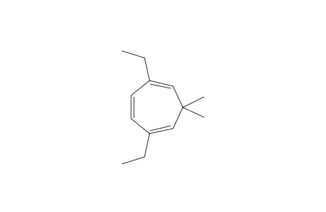 1,3,5-Cycloheptatriene, 2,5-diethyl-7,7-dimethyl-