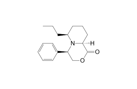 (4R,6S,9aS)-4-phenyl-6-propyl-4,6,7,8,9,9a-hexahydro-3H-pyrido[2,1-c][1,4]oxazin-1-one