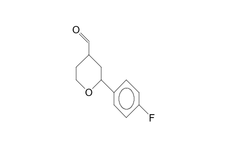 2H-Pyran-4-carboxaldehyde, 2-(4-fluorophenyl)tetrahydro-