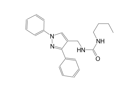 N-butyl-N'-[(1,3-diphenyl-1H-pyrazol-4-yl)methyl]urea