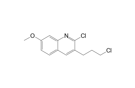 2-Chloranyl-3-(3-chloranylpropyl)-7-methoxy-quinoline