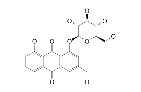 ALOE-EMODIN-1-O-BETA-D-GLUCOPYRANOSIDE